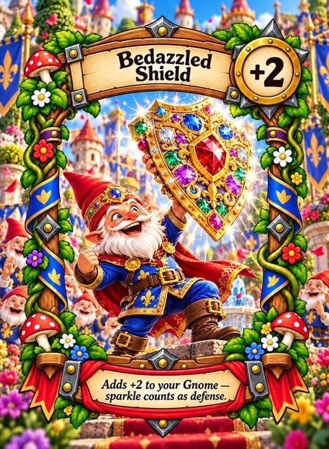 Bedazzled Shield card artwork