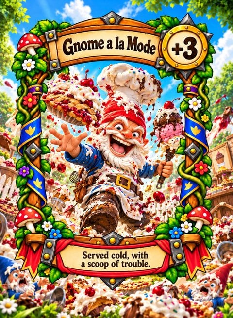 Gnome a la Mode card artwork