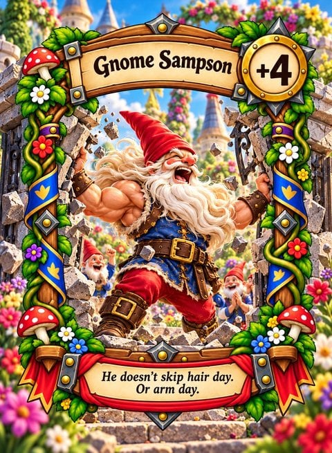 Gnome Sampson card artwork