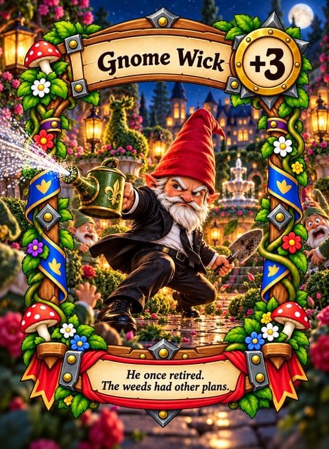 Gnome Wick card artwork