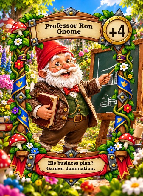 Professor Ron Gnome artwork
