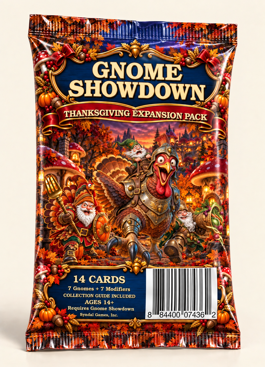 Thanksgiving Expansion · Pack A foil-pack mockup