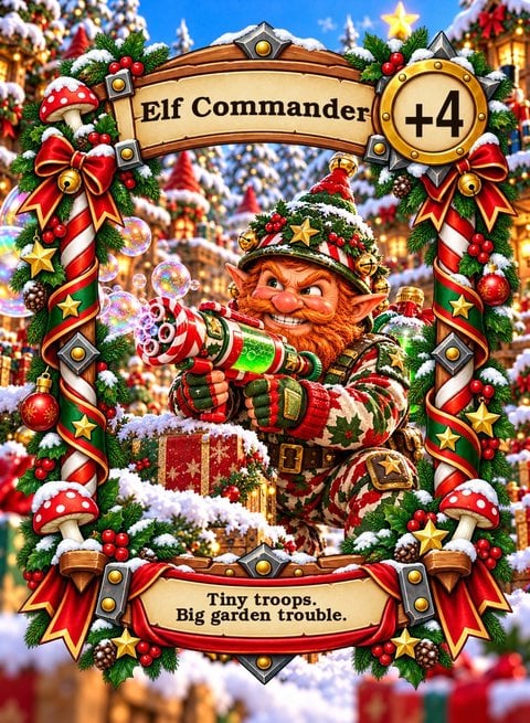 Elf Commander card artwork
