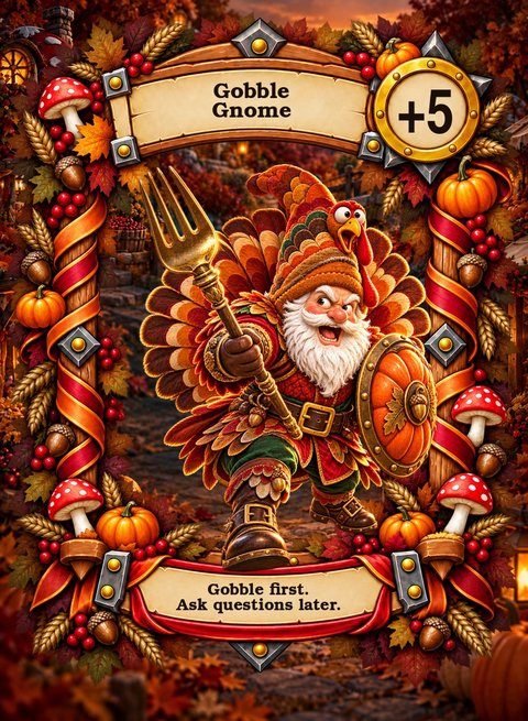 Gobble Gnome example card